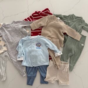 Nordstrom,Carters, First Impressions 3mo. Baby boy warm bundle. New & Like New.